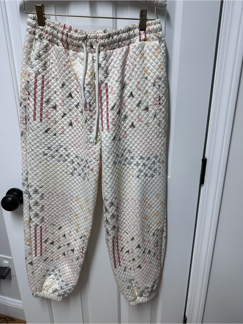 Quilted Christmas Sweatpants